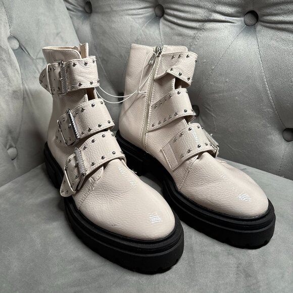 Steven by Steve Madden Alaine Studded Lug Sole Boots – Women’s Size 8.5 - Picture 2 of 11